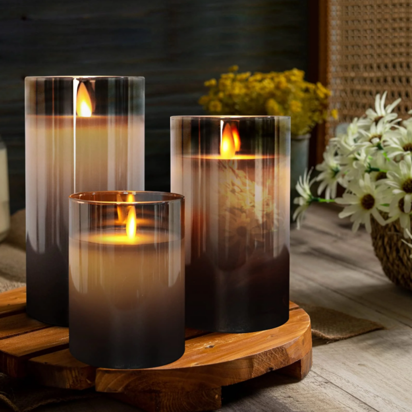 LunaFlames® Flameless Candles Set