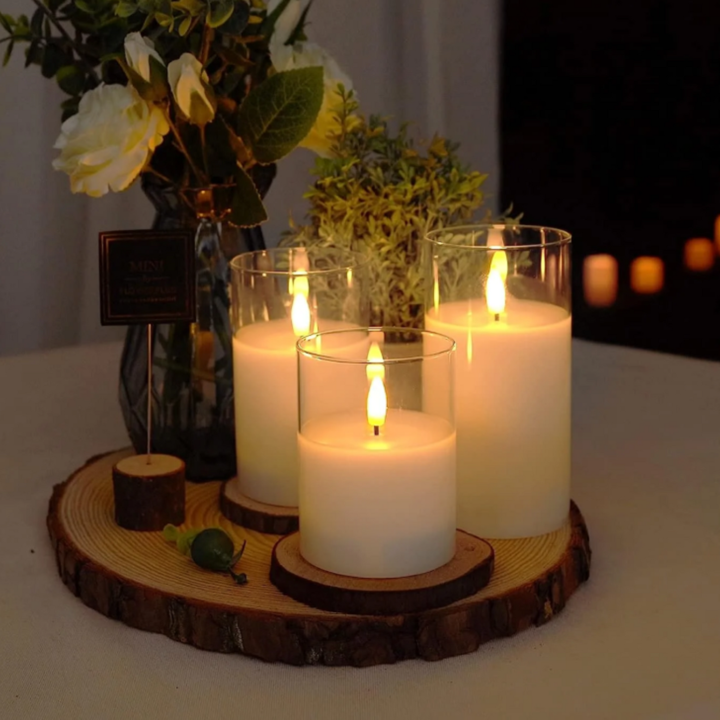 LunaFlames® Flameless Candles Set